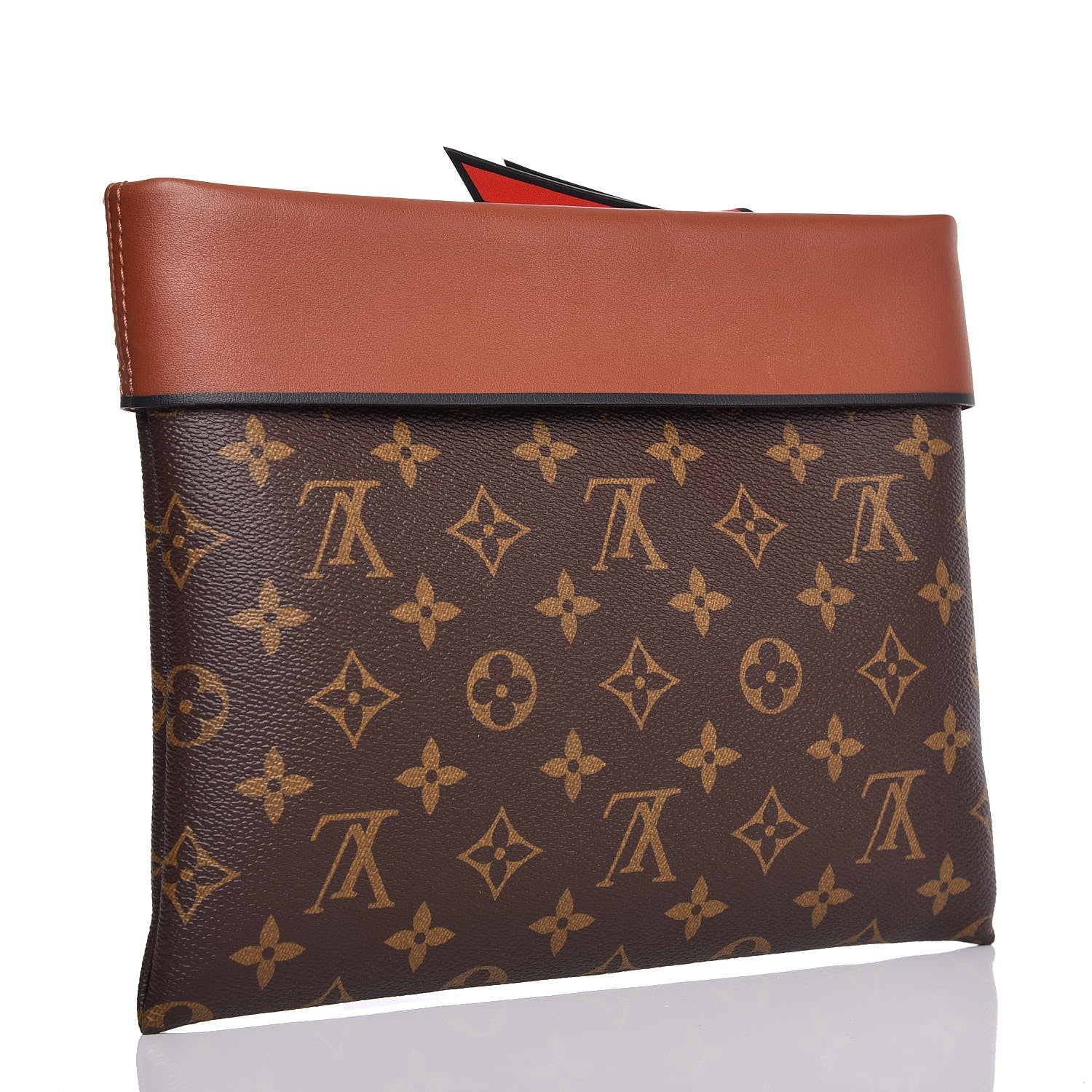 Louis Vuitton Monogram Tuileries Pochette Caramel 3 of 7