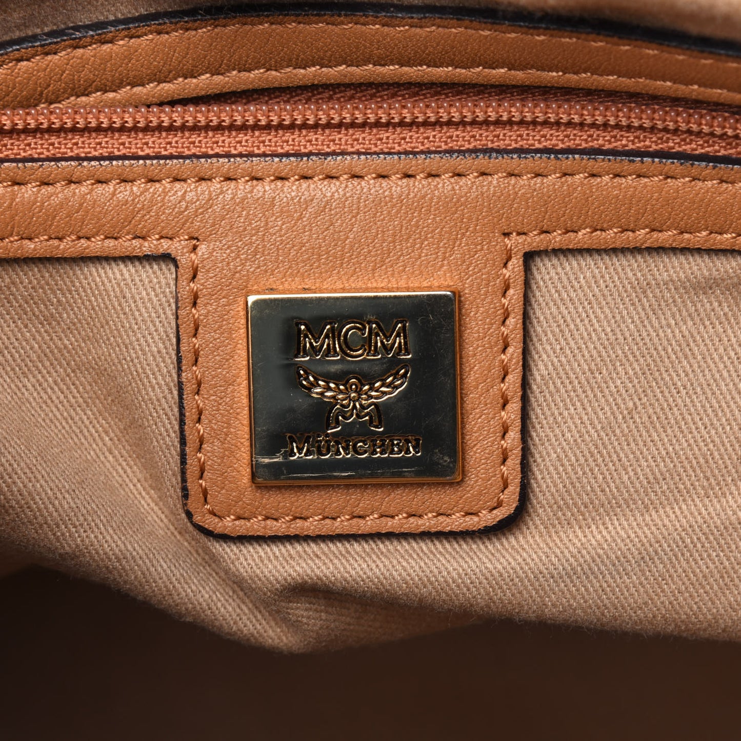 Visetos Medium Essentials Shopper Tote Cognac