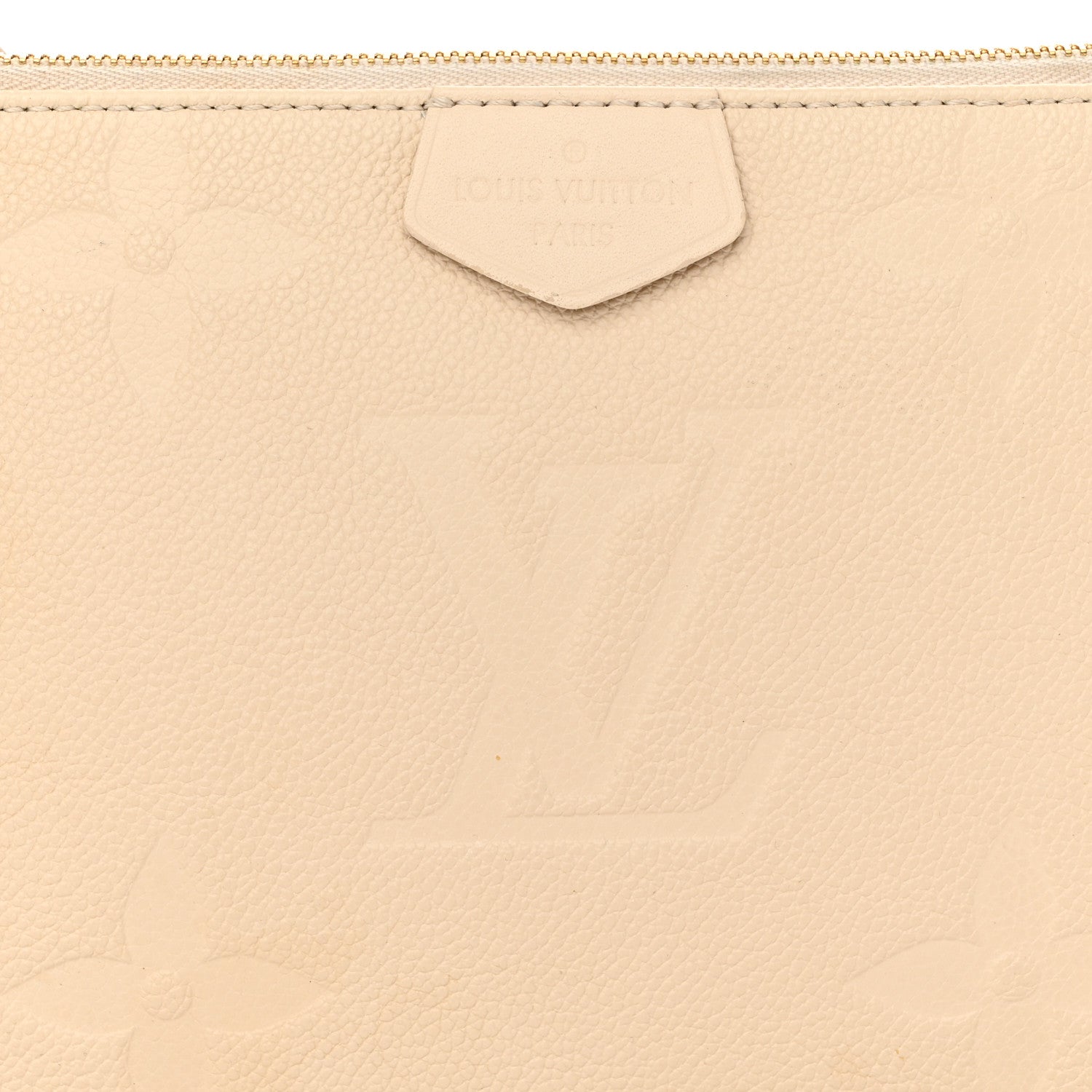 Louis Vuitton Empreinte Monogram Giant Multi Pochette Accessories Large Pochette Cream 7 of 10