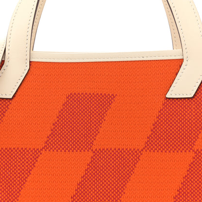 Hermes Swift H Canvas Cabas H En Biais 27 Feu Framboise Nata 8 of 11