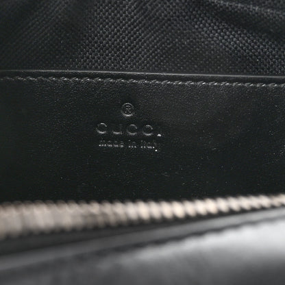 Gucci Calfskin Matelasse Monochrome Small GG Marmont Chain Shoulder Bag Black 6 of 9