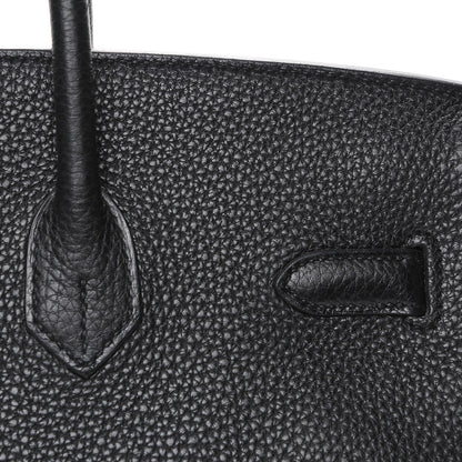 Hermes Taurillon Clemence Birkin 35 Black 23 of 24