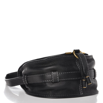 Chloe Calfskin Mini Marcie Round Crossbody Bag Black 4 of 6