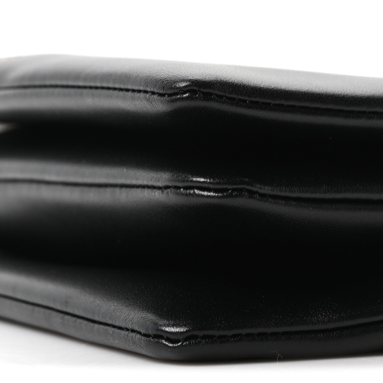 Celine Smooth Lambskin Trio Flap Crossbody Bag Black 10 of 10