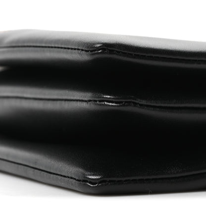 Celine Smooth Lambskin Trio Flap Crossbody Bag Black 10 of 10