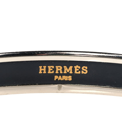 Hermes Enamel Printed Narrow Sun Moon Stars Bracelet 70 2 of 5