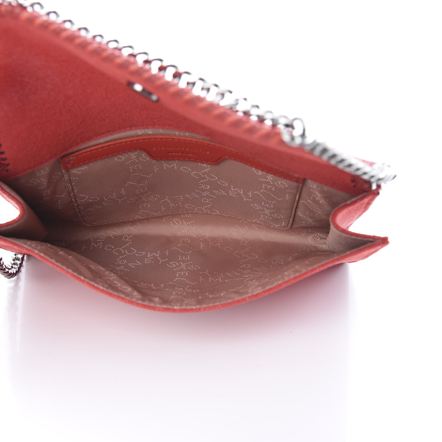 Stella McCartney Shaggy Deer Mini Falabella Crossbody Bag Cherry 5 of 9