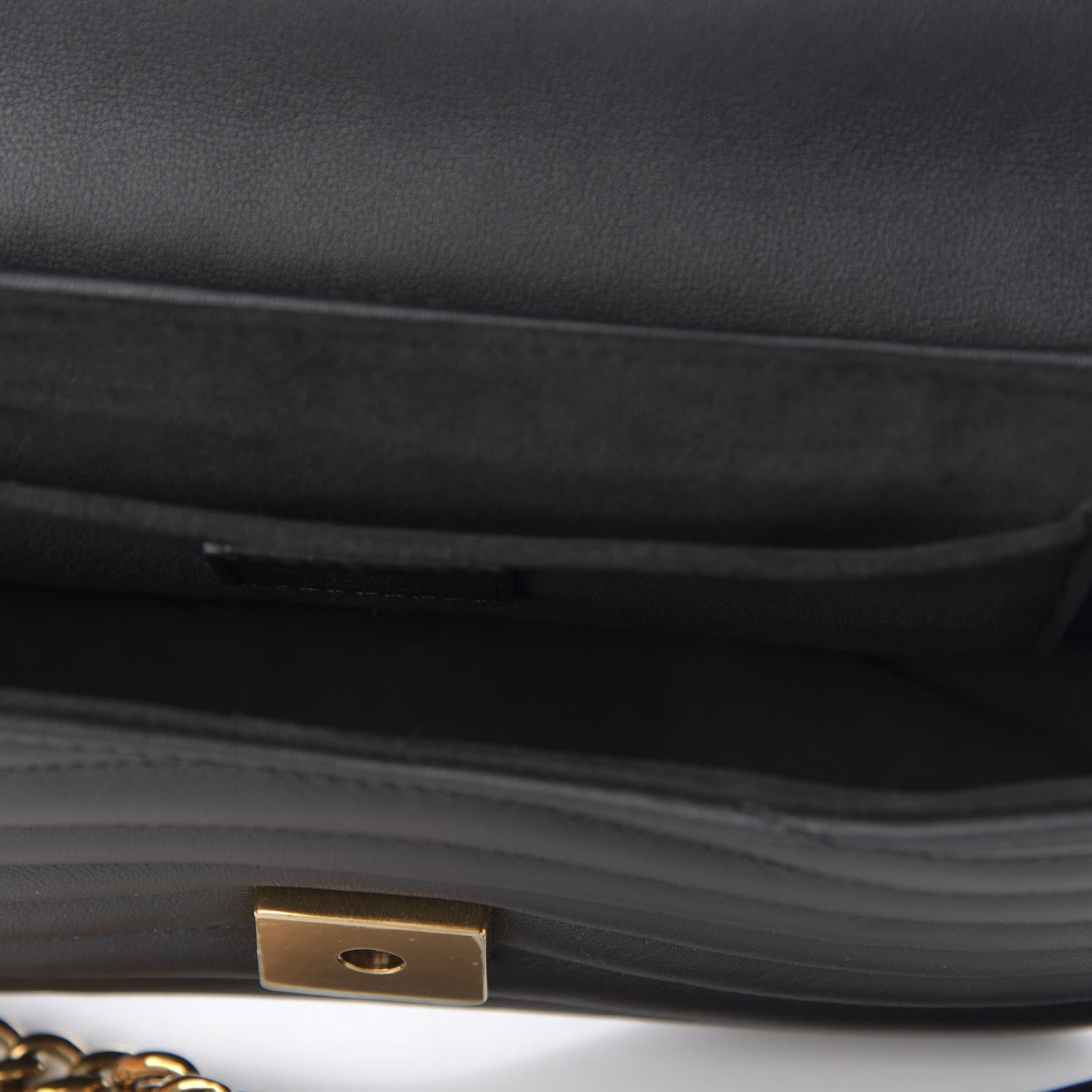 Louis Vuitton Calfskin New Wave Chain MM Black 5 of 11