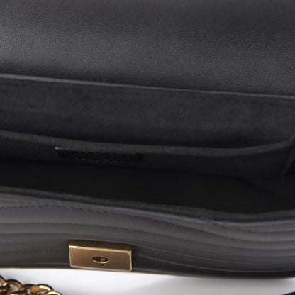 Louis Vuitton Calfskin New Wave Chain MM Black 5 of 11