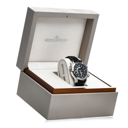 Jaeger-LeCoultre Stainless Steel Alligator 41.5mm Master Compressor Memovox Automatic Watch Black 146.8.97/1 5 of 5