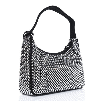 Prada Satin Crystal Mini Re-Edition 2000 Bag Cristal 3 of 10