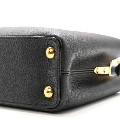 Louis Vuitton Taurillon Capucines BB Black 9 of 9