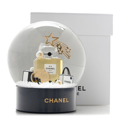 Chanel Glass N°5 Perfume Bottle Snow Globe Navy 6 of 6