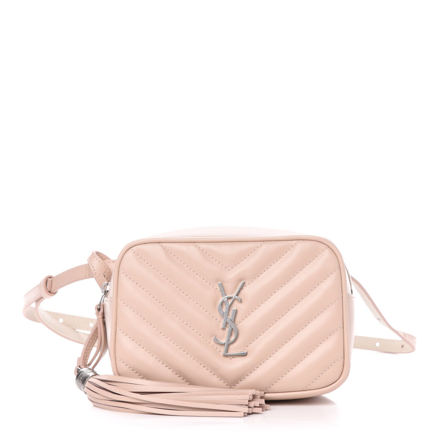 Calfskin Matelasse Monogram Lou Belt Bag Rose Poudre