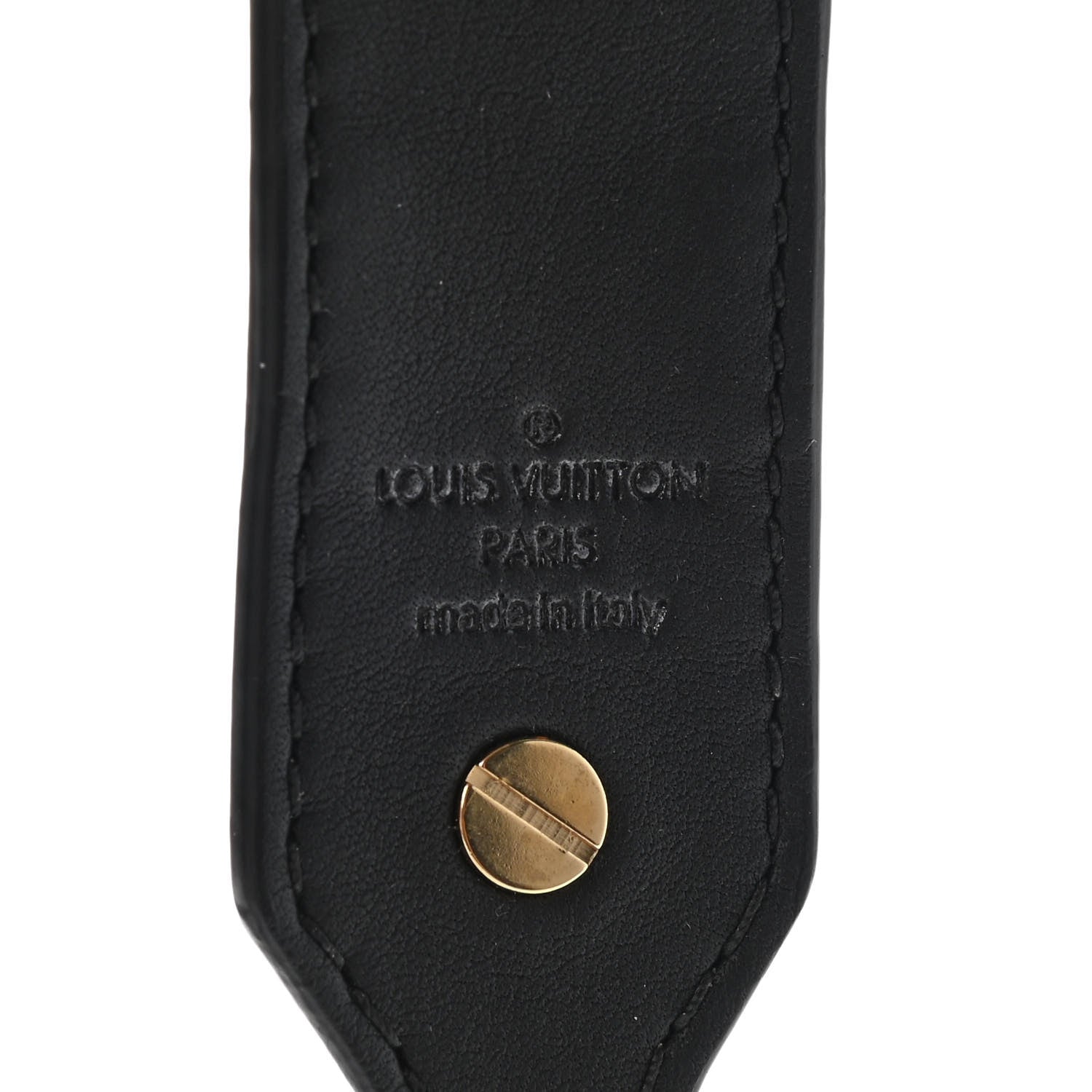 Louis Vuitton Monogram Bandouliere Shoulder Strap XL Black 3 of 4