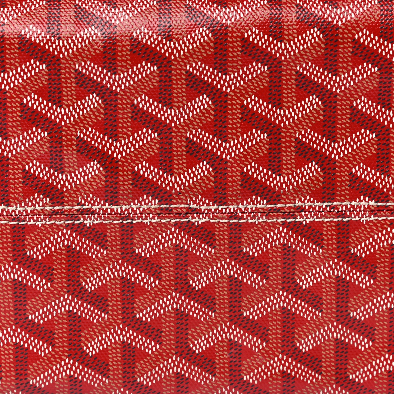 Goyard Goyardine Voltaire Tote Red 20 of 23