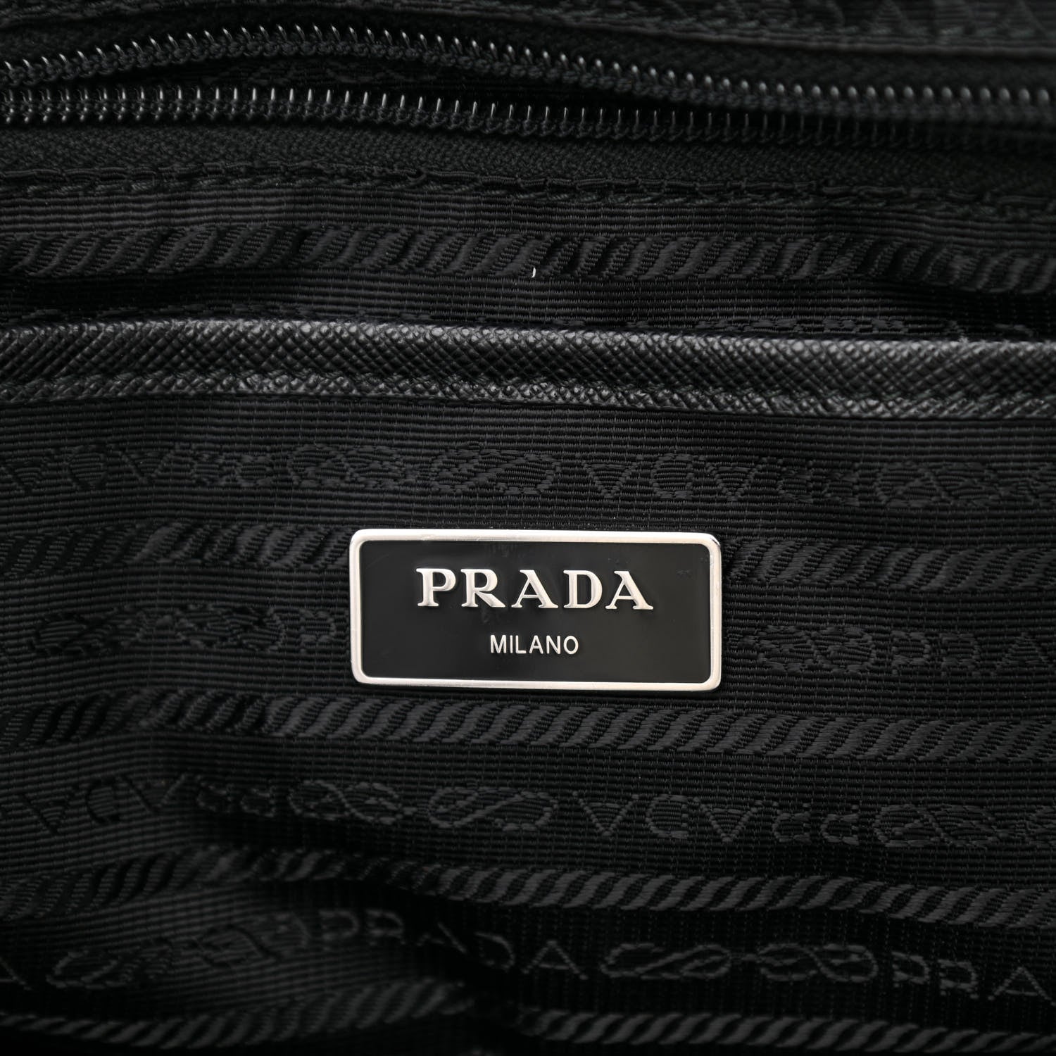 Prada Re-Nylon Saffiano Medium Backpack Black 8 of 15