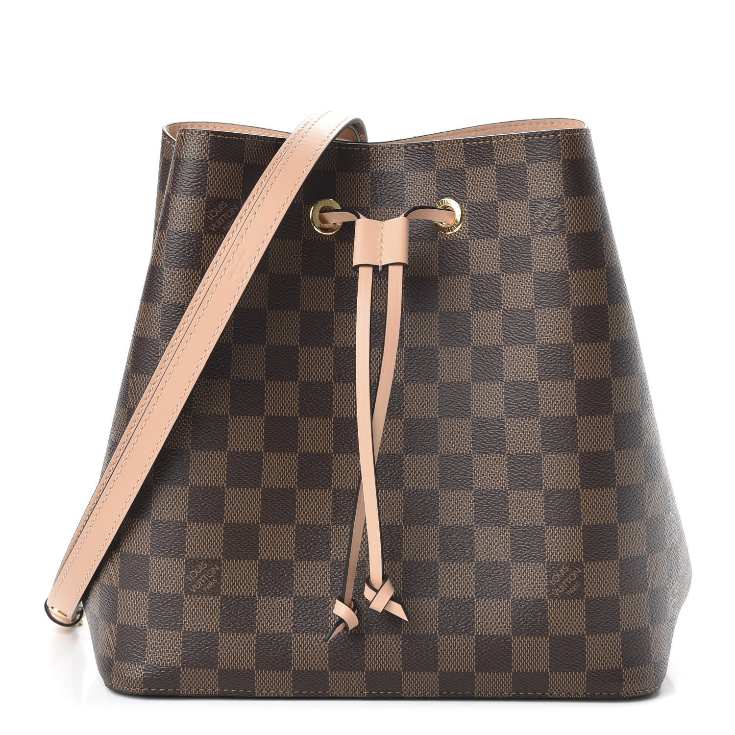 Louis Vuitton Damier Ebene Neonoe MM Venus Pink 1 of 10