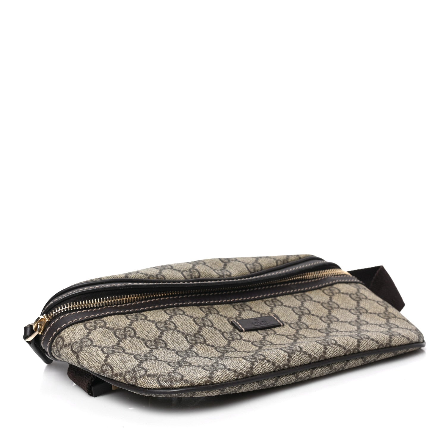 Gucci GG Supreme Monogram Belt Bag Dark Brown 7 of 17