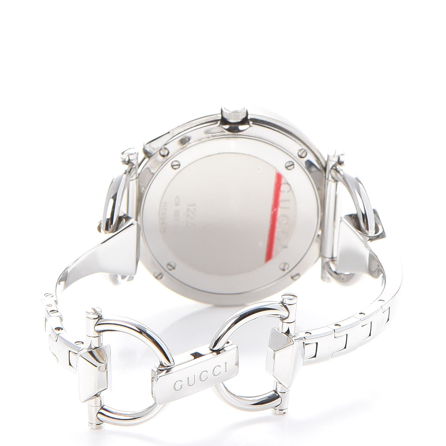 Gucci Stainless Steel Diamond Mother of Pearl 35mm Chiodo Quartz Watch 4 of 7