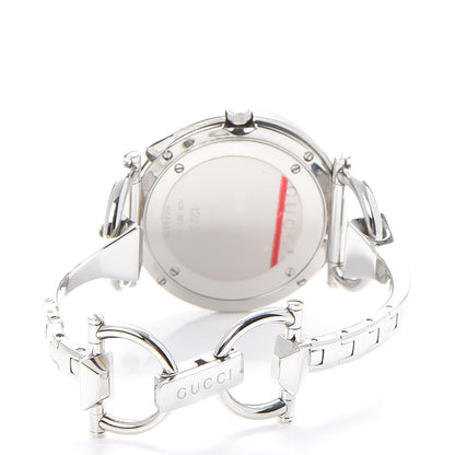 Gucci Stainless Steel Diamond Mother of Pearl 35mm Chiodo Quartz Watch 4 of 7