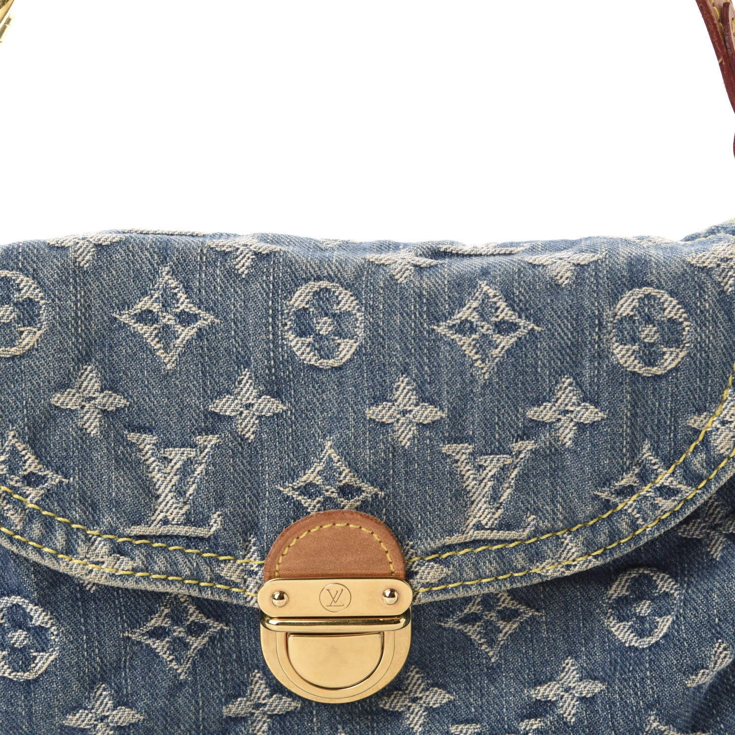 Louis Vuitton Monogram Denim Mini Pleaty Blue 10 of 10