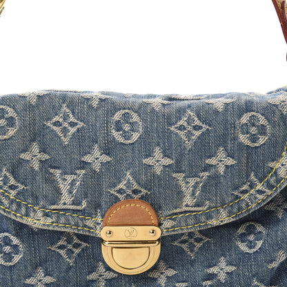 Louis Vuitton Monogram Denim Mini Pleaty Blue 10 of 10