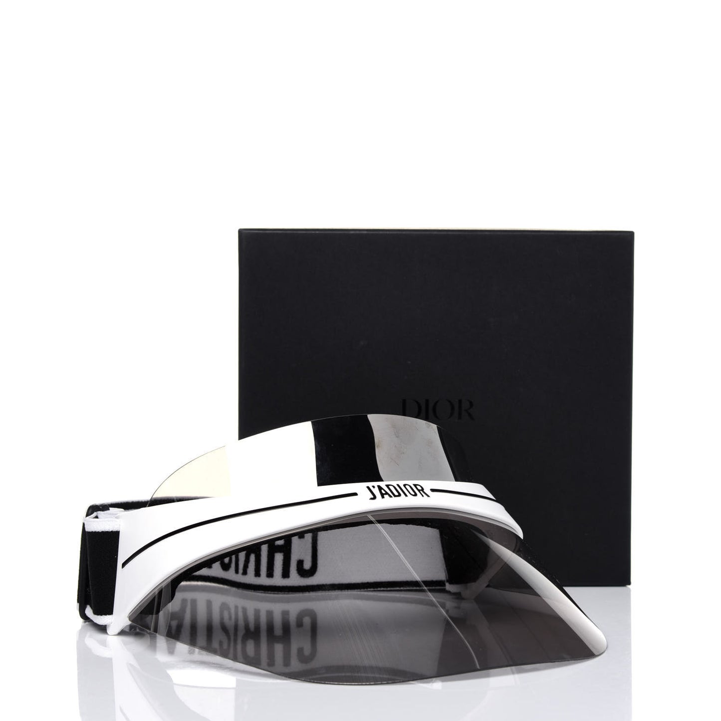 Mirrored DiorClub1 Sun Visor Black