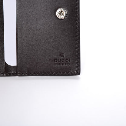 Gucci Guccissima Card Case Brown 6 of 8