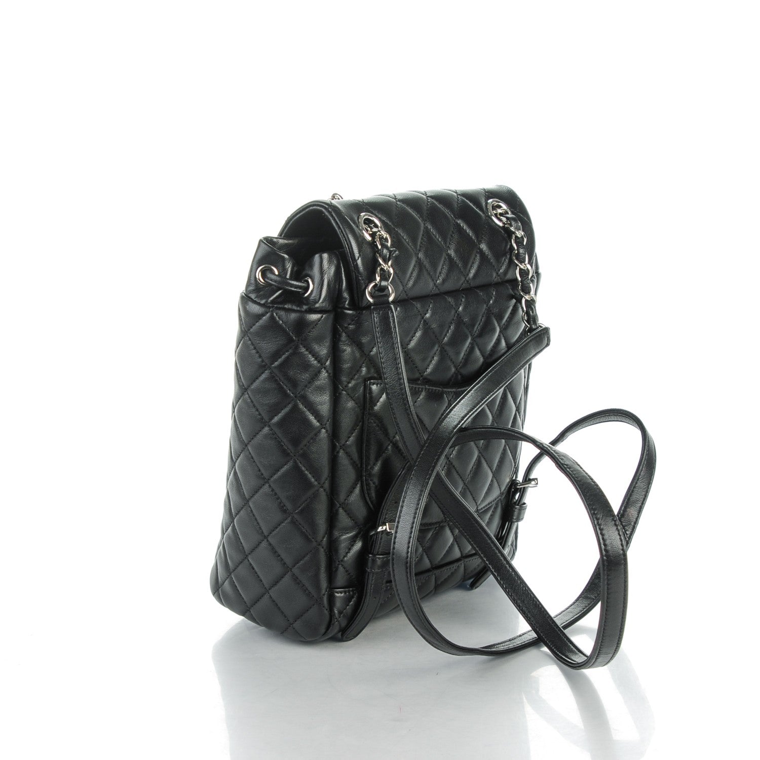 Chanel Lambskin Quilted Small Urban Spirit Backpack Black 3 of 8