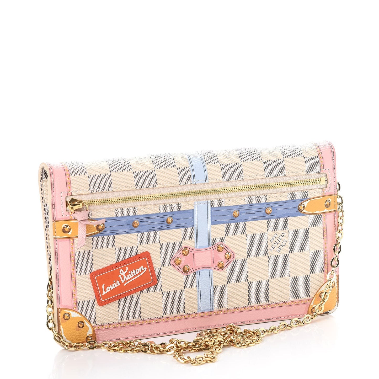 Damier Azur Summer Trunks Pochette Weekend