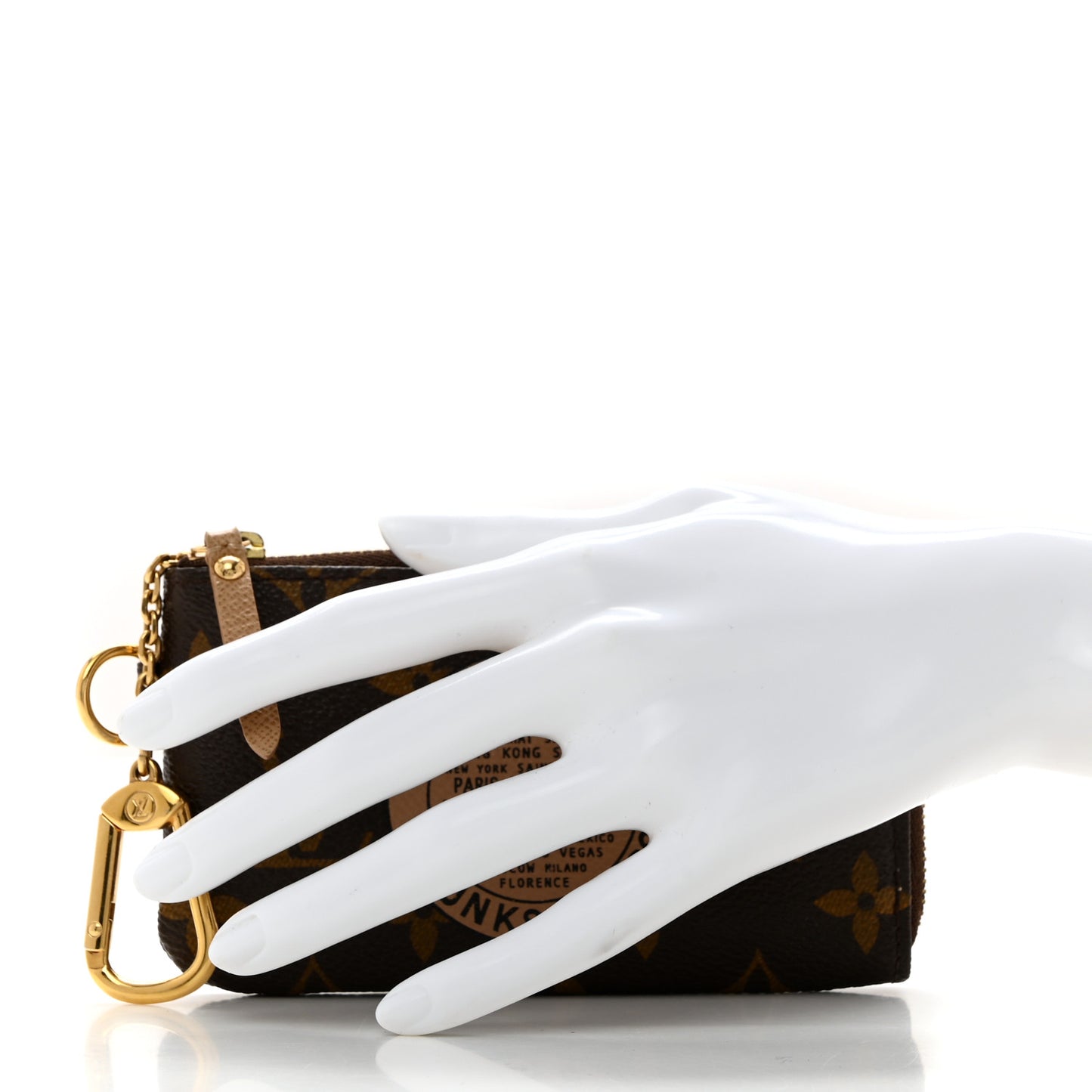Monogram Complice Trunks and Bags Key Pouch Beige