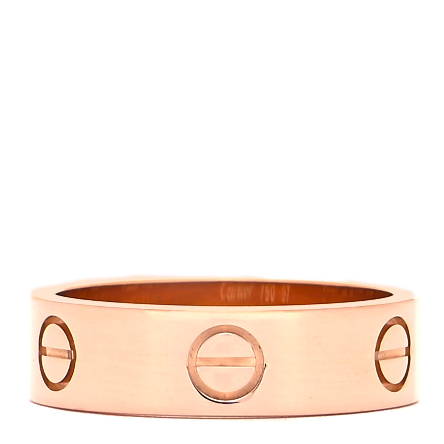 Cartier 18K Pink Gold 6mm LOVE Ring 57 8 1 of 5