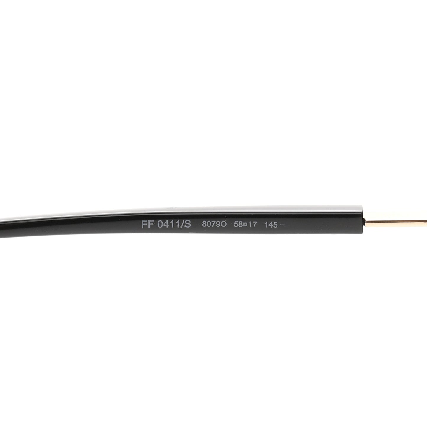Acetate Square Sunglasses FF 0411/S Black