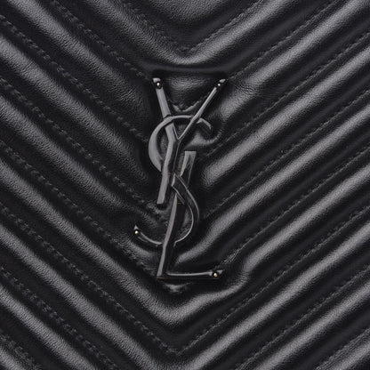 Saint Laurent Calfskin Matelasse Monogram Lou Camera Bag Black 10 of 11