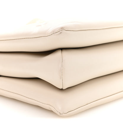 Louis Vuitton Lambskin Embossed Monogram Coussin PM Beige Cream 8 of 9