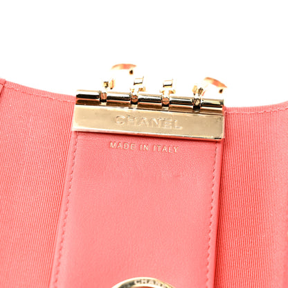 Chanel Caviar Quilted Classic 4 Key Holder Wallet Dark Pink 8 of 9