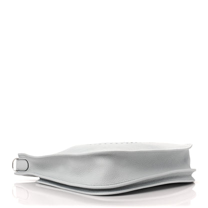 Hermes Taurillon Clemence Evelyne III PM Bleu Pale 4 of 9