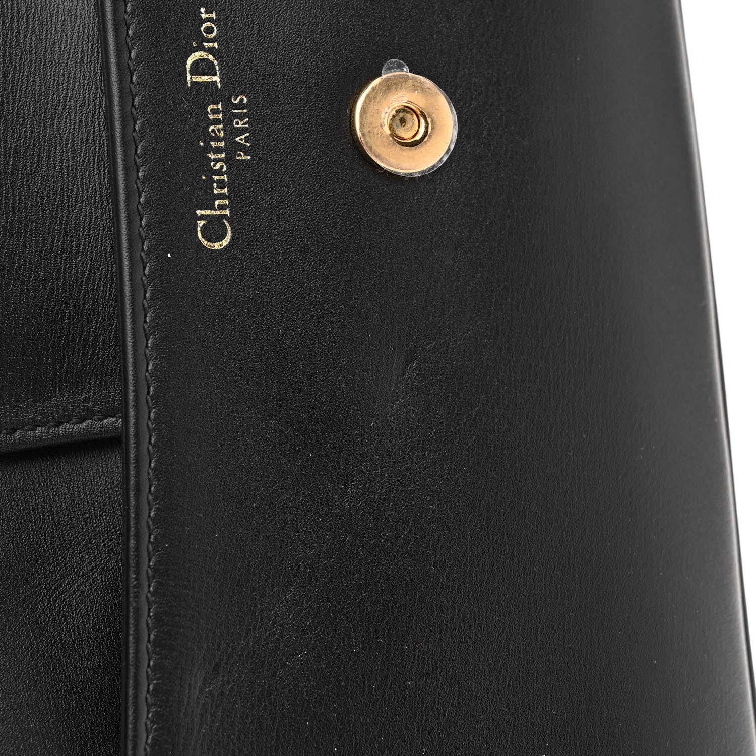 Christian Dior Smooth Calfskin Medium Diordouble Chain Bag Black 12 of 12