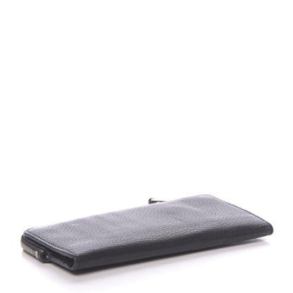 Burberry Grainy Calfskin Zip Wallet Black 4 of 9