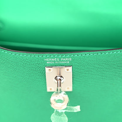 Hermes Chevre Mysore Mini Kelly Sellier 20 Menthe 6 of 13
