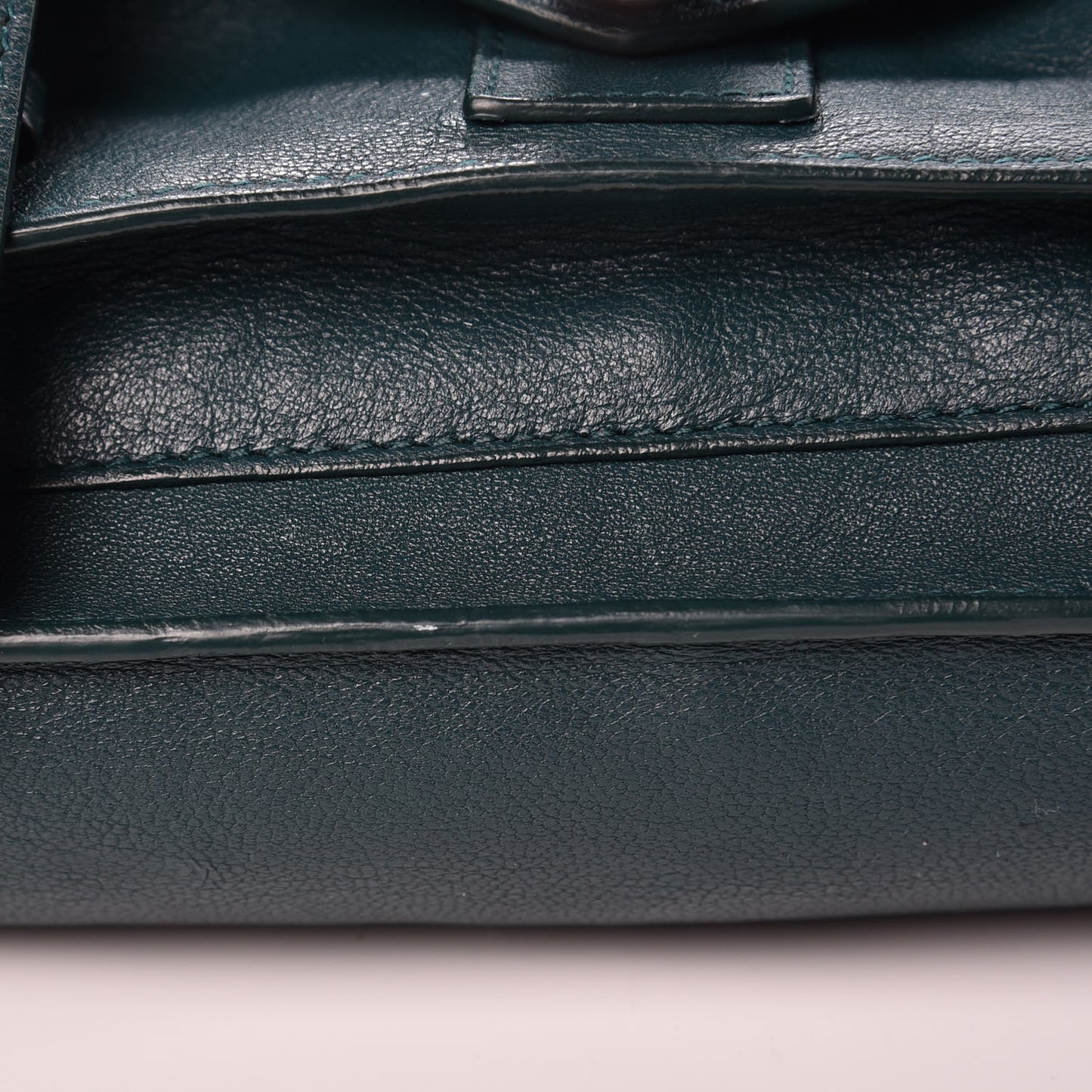Lambskin Tiny PS1 Satchel Dark Teal