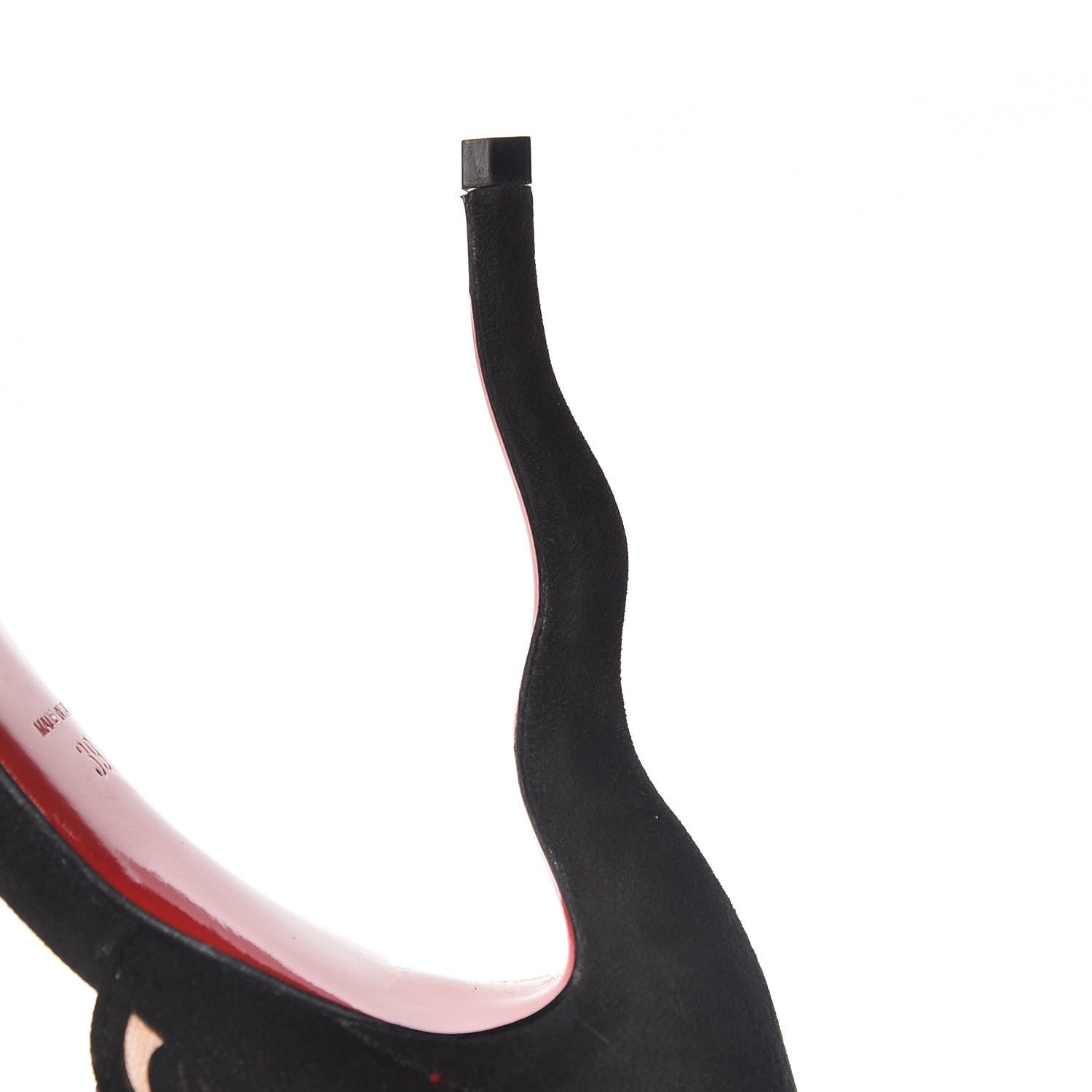 Christian Louboutin Veau Velours Lace Magicadiva 120 Pumps 39 Black 8 of 8