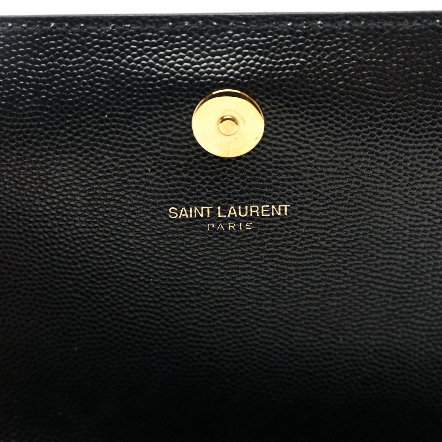 Grain De Poudre Monogram Cassandre Clutch Black