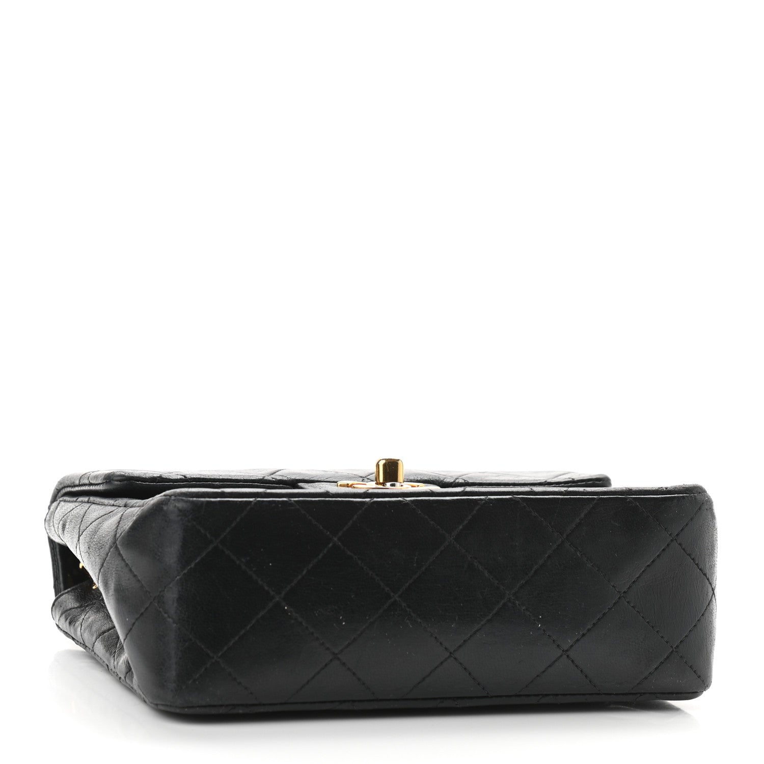 Chanel Lambskin Quilted Mini Square Flap Bag Black 4 of 12