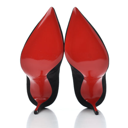 Christian Louboutin Veau Velours Pigalle Follies 100 Pumps 35.5 Black 5 of 20