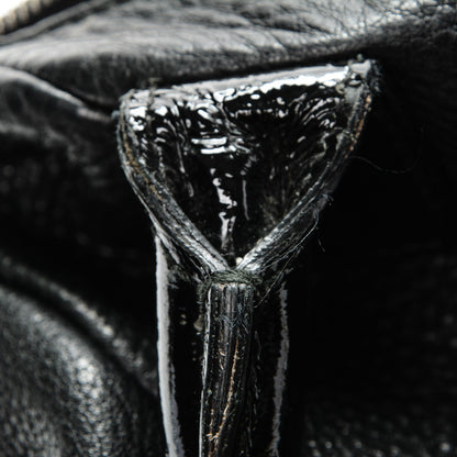 Saint Laurent Pebbled Lambskin Medium Easy Sac Black 15 of 17