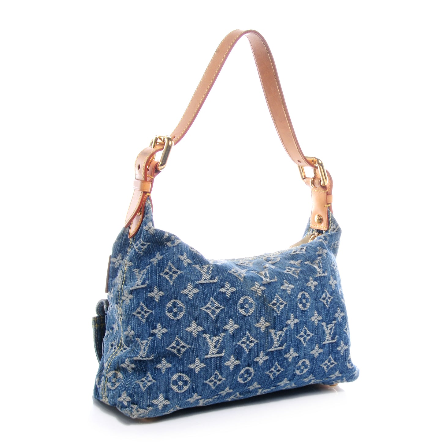 Monogram Denim Baggy PM Blue