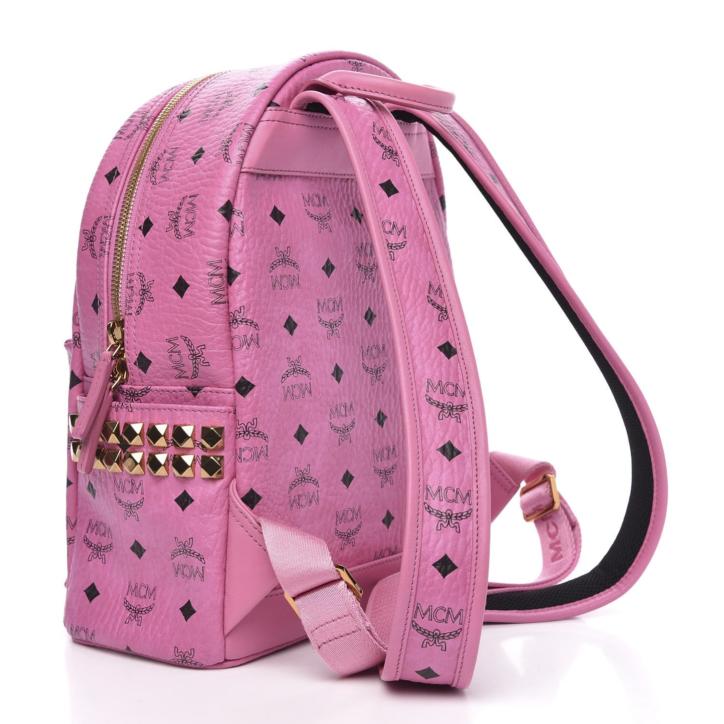 Visetos Small Side Stud Stark Backpack Pink