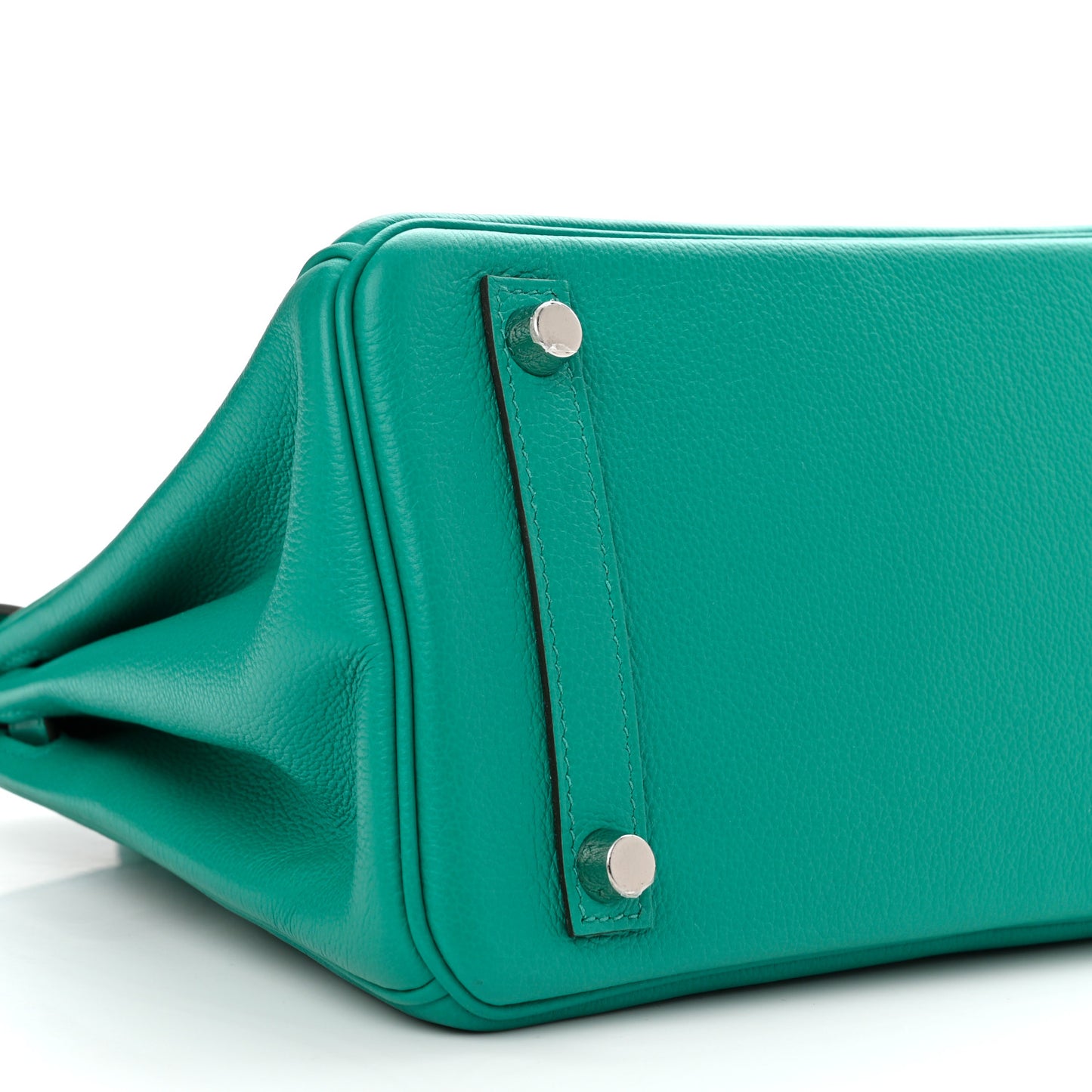 Taurillon Novillo Verso Birkin 25 Vert Verone Rose Lipstick